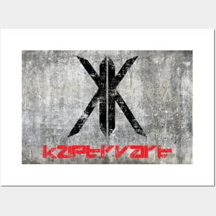 KaptyvArt Logo Concrete Posters and Art